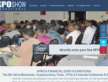 Tablet Screenshot of forexexpoafrica.com